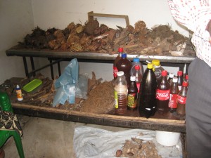 A Traditional Healer's Shop