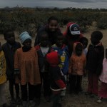 Playing with the children